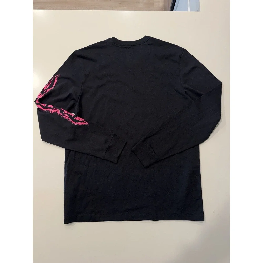 Jordan Dri-FIT Sport Long Sleeve Graphic T-Shirt FN5972-010 Black Mens Large NWT